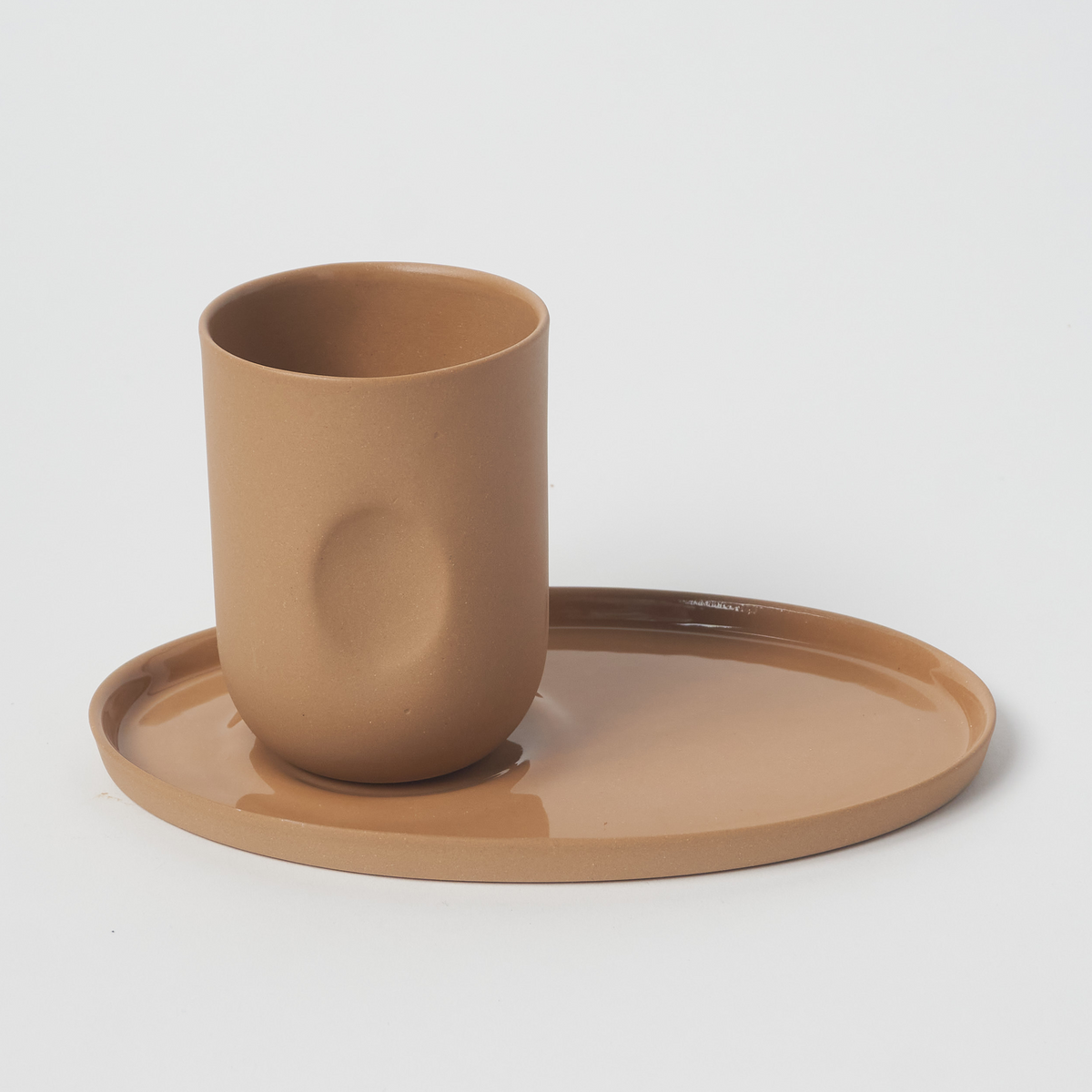 Touch Bardak Large / Gold Kahve