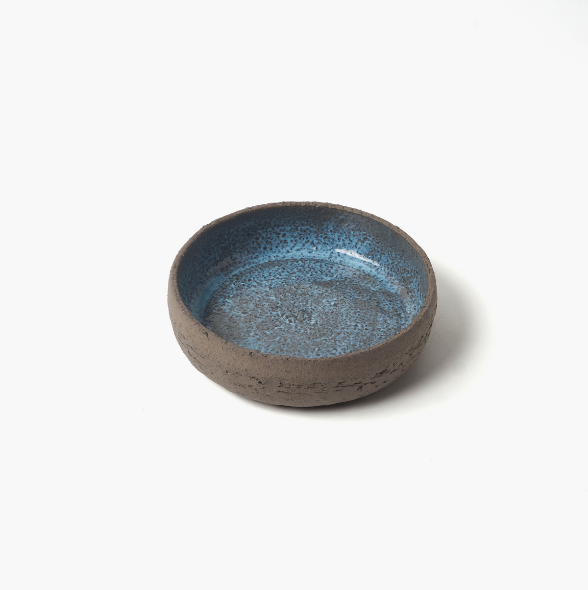 El Yapımı Stoneware Kase / Mineral Mavi