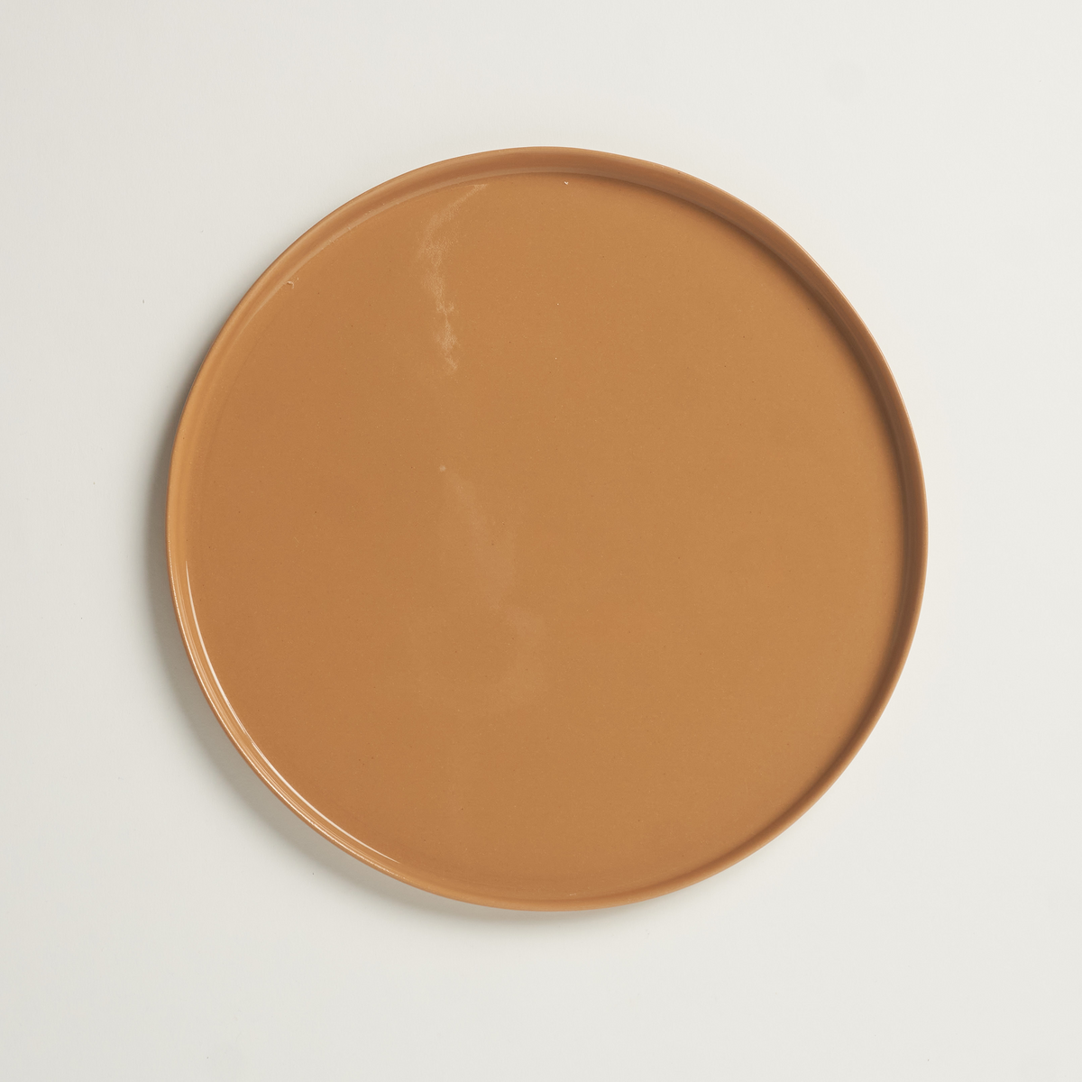 Basıc Yuvarlak Yemek Tabağı X-Large / Gold Kahve