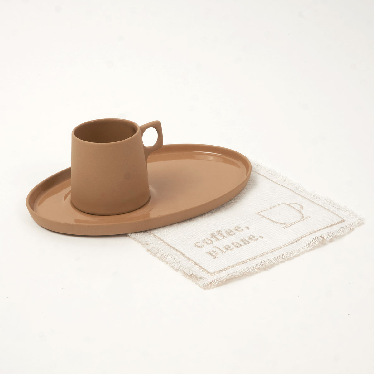 Nakışlı Kahve Peçetesi / Coffee Please