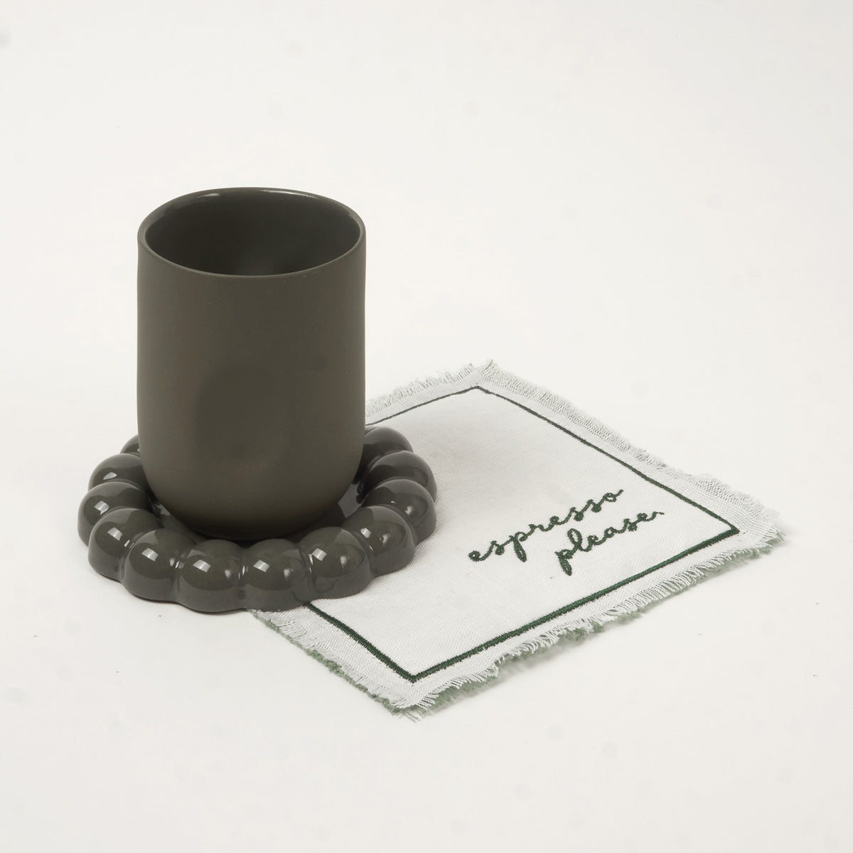 Nakışlı Kahve Peçetesi / Espresso Please