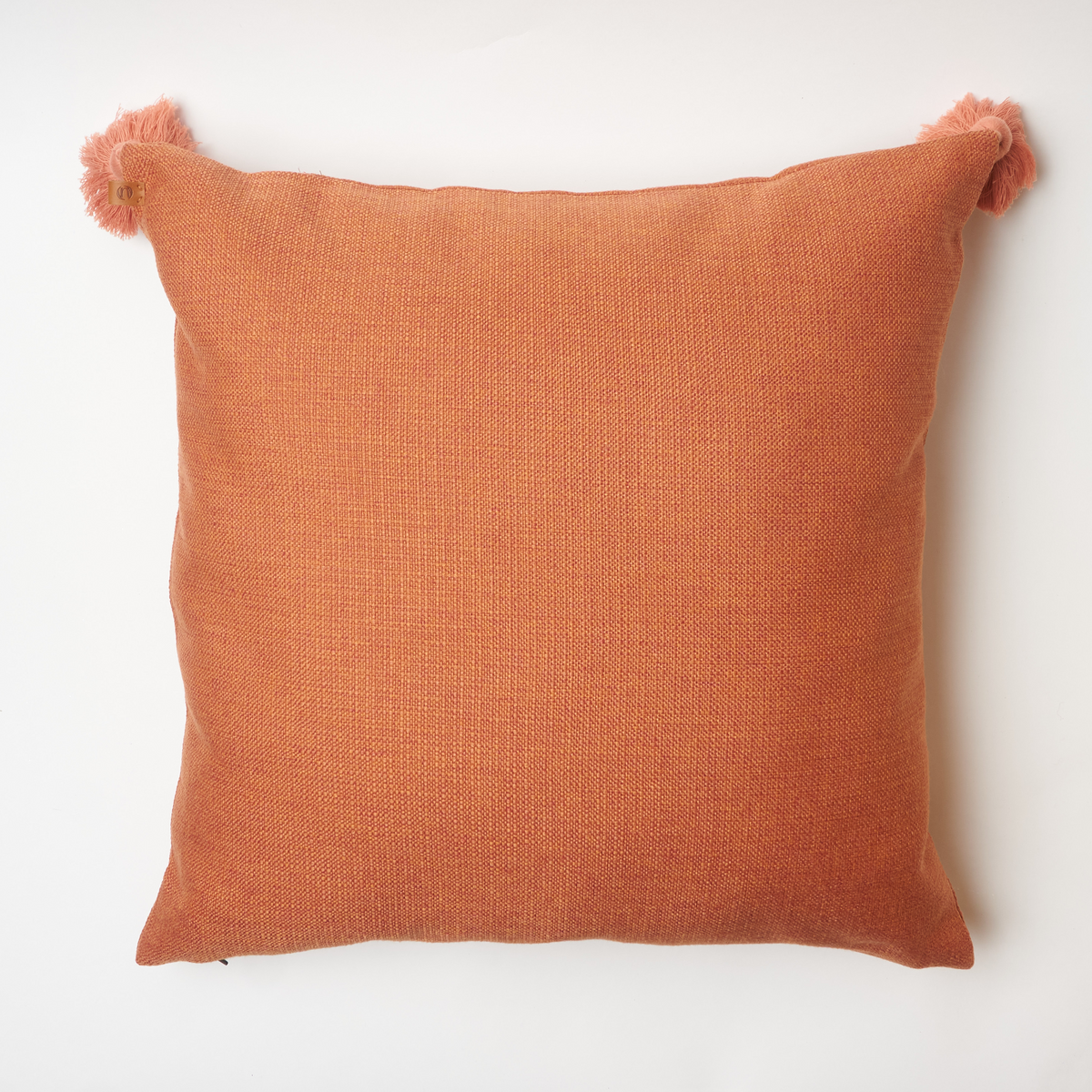 Taba Püskül Detaylı Yün Kırlent Kılıfı 50 x 50 cm
