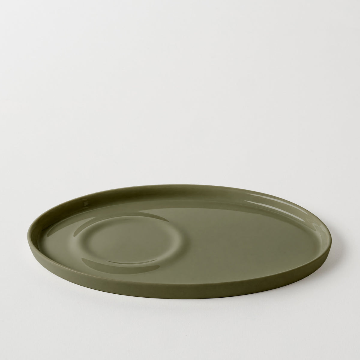 Basıc Oval Kahve Tabağı / Nefti