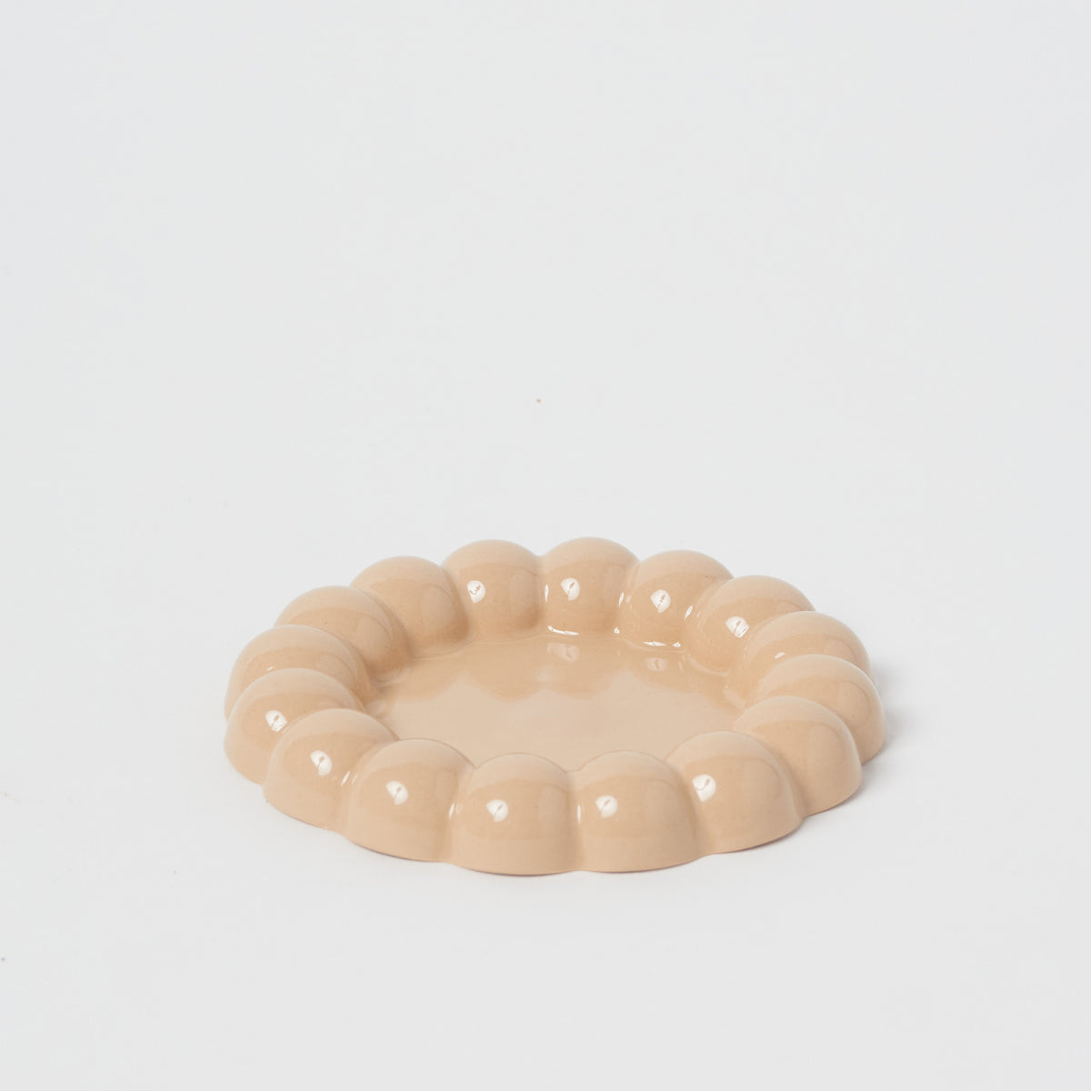Lotus Kahve Tabağı / Bej
