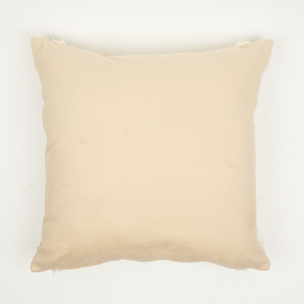 Ekru Saçak Bordürlü Bej Kırlent Kılıfı 50 x 50 cm