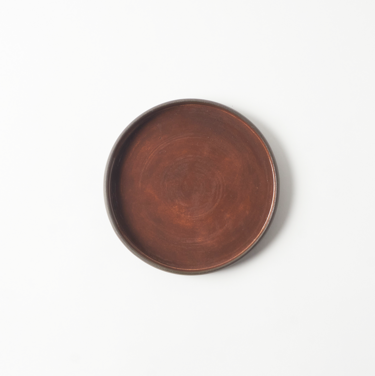 El Yapımı Stoneware Tabak / Kiremit